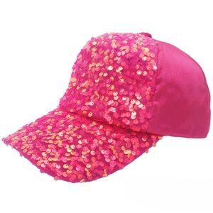 Sequin Pink Women's Glam Cap